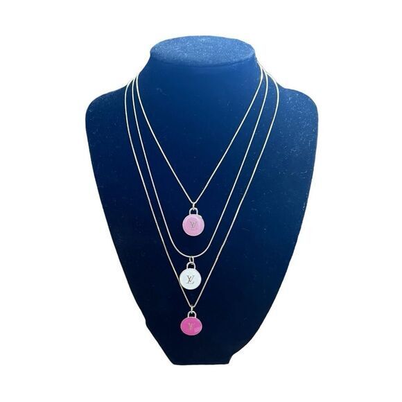 Authentic Louis Vuitton Pink Charm Adjustable Necklace - Picture 9 of 10